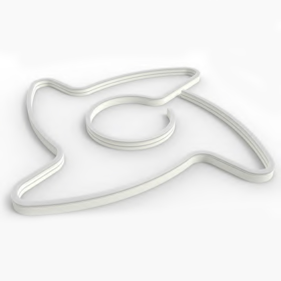 Silicone LED Strip Diffuser Flex Neon Tube Light 120° Side Emitting 12*20mm Silicone LED Strip Diffuser Flex Neon Tube Light 120° Side Emitting 12*20mm